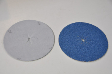 Klettschleifscheiben Zirkon DM 150 mm für Panda und dergleichen